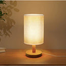 Luminária de Mesa LED em Madeira Nórdica