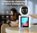 Inova Câmera de segurança com tela 2K de visão noturna