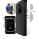 Campainha Sem Fio Bivolt A Prova d'água Residencial com 38 Toques Longo Alcance ate 200 Metros