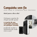 Campainha Sem Fio Bivolt A Prova d'água Residencial com 38 Toques Longo Alcance ate 200 Metros