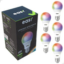 Kit 5 Lampadas Led Smart RGB Colorida Bivolt E27 - Easy