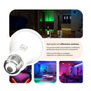 Kit 5 Lâmpadas Lâmpada LED Bulbo Inteligente 11W RGB