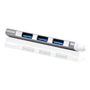 Hub Usb Type-c 4 Portas Usb 3.0 5 Gbps