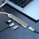 Hub Usb Type-c 4 Portas Usb 3.0 5 Gbps