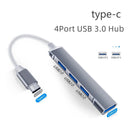 Hub Usb Type-c 4 Portas Usb 3.0 5 Gbps