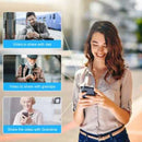 Kit Câmera de segurança a Prova D'água sem fio gira 360 Yousee full HD